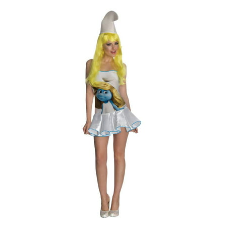 The Smurfs Classic Smurfette Costume Wig Adult One Size