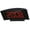 Red, variant on Ergonomic Plastic LED Alarm Clock Humidity Temperature Display And USB Rechargable Port Large Screen Digital Clock