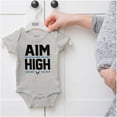 thumbnail image 5 of US Air Force Aim High USAF Logo Romper Boys or Girls Infant Baby Brisco Brands 12M, 5 of 6