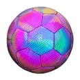 thumbnail image 2 of Balón de Fútbol Reflectante Sharpla Balón de Entrenamiento de Fútbol Holográfico, 2 of 8