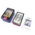 thumbnail image 1 of Waite-Juego de cartas de Tarot con caja de hierro, juego de mesa de cartas completo en inglés, tarjeta de oráculo bronceada, instrucciones en papel, emociones para niñas, 1 of 5