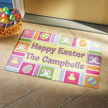 - Personalized Happy Easter Doormat