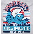 thumbnail image 2 of Retro Smurf University Graduate Sweatshirt for Men or Women Brisco Brands S, 2 of 4