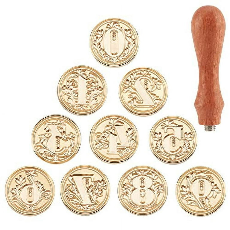 Alphabet Wax Seal Stamps & Handle, Hobby Lobby