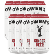 Owen’s Craft Mixers Ginger Beer HandA with Premium Ingredients Vegan & Gluten-Free Soda Mocktail and Cocktail Mixer