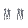 thumbnail image 1 of Baohd 2pcs Light Body Chan Kun PVC Moveable Action Figure Artists And Anime gray 2Set, 1 of 6
