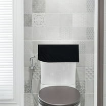 SEWOART Washable Universal Toilet Seat Lid Cover Black for Clean Bathroom Decor