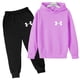 thumbnail image 3 of Conjunto de 2 piezas de sudadera y pantalones de terciopelo para niños, primavera y otoño, informal, sencillo, para niñas de 2 a 13 años, 3 of 5