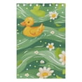 thumbnail image 5 of Ducks Daisy Flower on Green Wave Black Out Curtains 72 Inch Length Curtains for Sliding Glass Doors Bedroom Living Room 2 Pack, 5 of 6