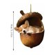 thumbnail image 2 of Adorno de acrílico plano 2D con agujero para árbol de Navidad | Diseño festivo de piña para colgar en el árbol de Navidad y el coche, 2 of 3