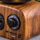 thumbnail image 5 of Mini altavoz inalámbrico portátil de madera retro Bluetooth Altavoz al aire libre Tf Fm Feliz Sencillez, 5 of 5