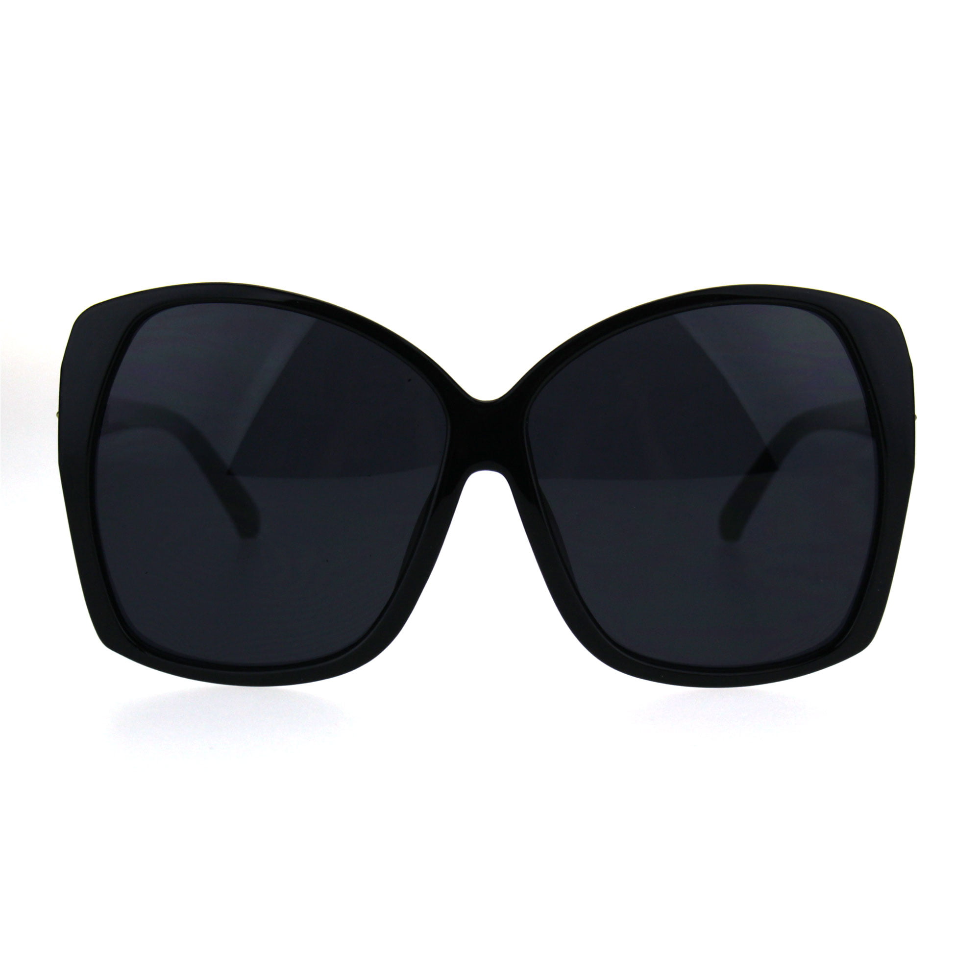 Designer Fashion Women's Sunglasses Oversize Butterfly Frame 