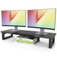 thumbnail image 1 of Soporte de doble monitor WESTREE de madera y acero para 2 monitores, 1 of 7