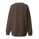 thumbnail image 4 of Sudadera con cuello redondo, hombros caídos y manga larga estampada para mujer, 4 of 6
