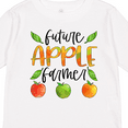 thumbnail image 4 of Inktastic Future Apple Farmer- Apples and Leaves Boys or Girls Long Sleeve Toddler T-Shirt, 4 of 5