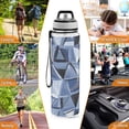 thumbnail image 7 of Modern Abstract Pattern 1000ml Tritan Sport Bottle Straw LeakProof Food-Grade Portable Wide Handle, 7 of 7