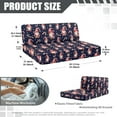 thumbnail image 7 of XYZCANDO Father Christmas RV Dinette Cushion Covers, RV Booth Seat Cover Stretchable Camper Cushion Couch Covers Washable Slipcovers for Camper Car Bench 1 Backrest & 1 Bench, 7 of 7