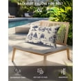 thumbnail image 3 of Farmhouse Animal Outdoor Head Resting Pillows with Insert Rustic Plant Bird Silhouette Abstract Tree 2 Pack Waterproof Lumbar Pillows with Adjustable Strap for Patio Recliner Beach Chair, 12"x20", 3 of 7