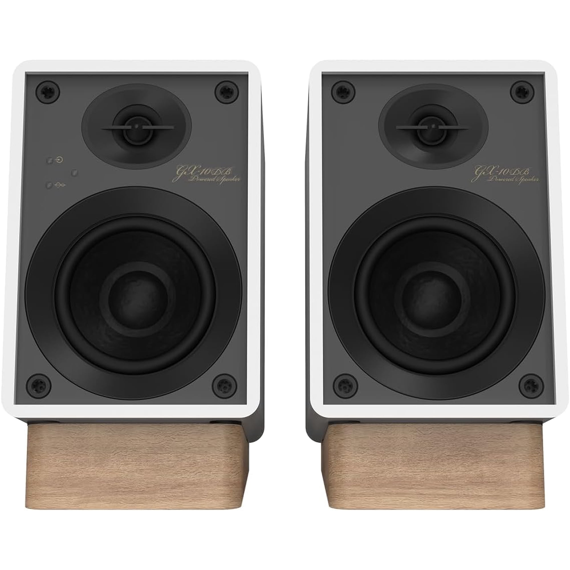 Onkyo GX-10DB-WH 2-Way White Speaker Pair with Built-In Amplifier (2025)