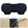 thumbnail image 3 of QHUDLV Car Back Seat Cover Universal 5-Seat Car Rear Seat Mat Cushion, All-Year Plush Sponge-Filled Seat Cover, 3 of 9