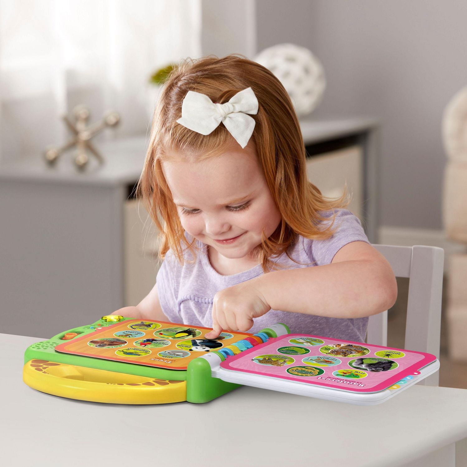 LeapFrog 100 Animals Book - Interactive Take-Along Word Book - Bilingual English & French Version, 18 months - 4 years