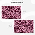 thumbnail image 4 of Placemats Set of 4 / 6, pink cute Leopard print Placemats for Dining Table Indoor/Outdoors Heat Resistant Washable Placemats 18" x 12", 4 of 8