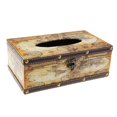 thumbnail image 1 of Dispensador de Caja de Pañuelos Rectangular de Decoración de para Coche de Oficina en hogar Hugo Estuche de pañuelos de madera, 1 of 10
