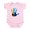 Petal Pink, variant on CafePress - Hand Infant Bodysuit - Baby Light Bodysuit, Size Newborn - 24 Months