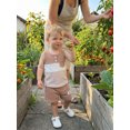 thumbnail image 3 of Argulvti Toddler Boy Summer Clothes Contrast Color Stripe Sleeveless Tank Tops and Shorts 2 Piece Set, 3 of 8