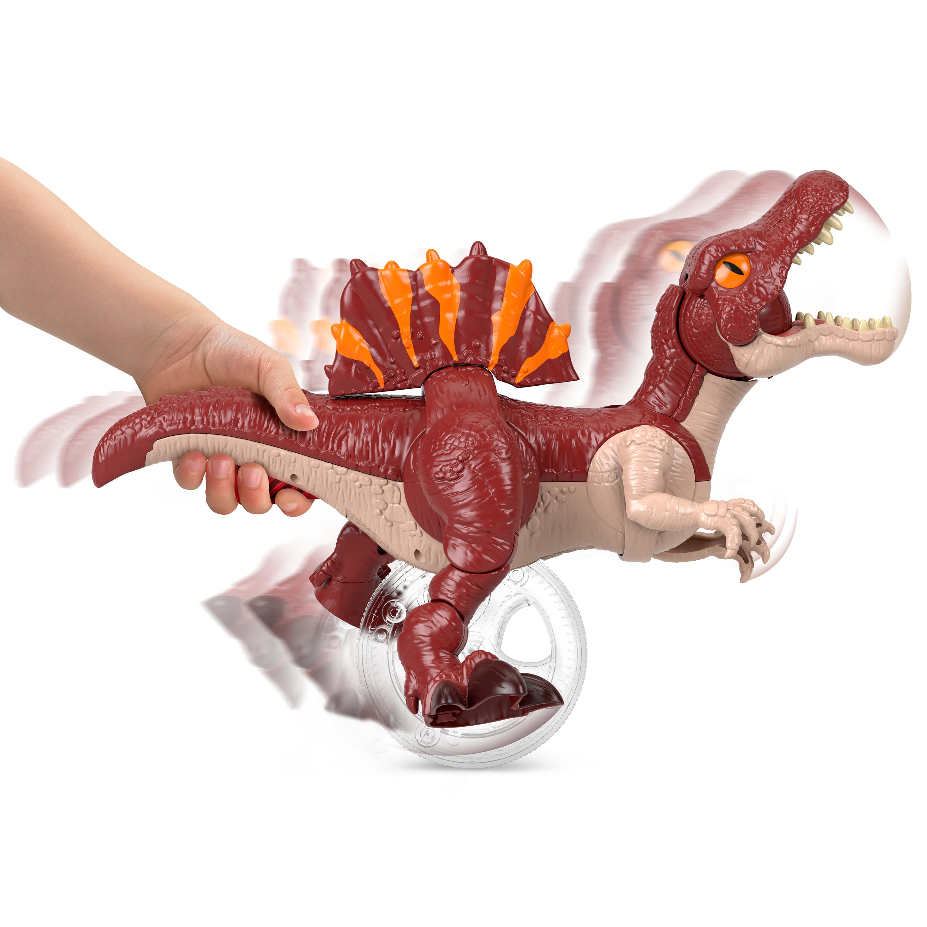 Fisher-Price Imaginext Jurassic World Rebirth Sprinting Spinosaurus Dinosaur Toy with Lunge & Chomp