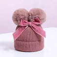thumbnail image 2 of SHTXOZHI Baby Girls Boys Cute Beanies Winter Warm Knitted Hat Toddler Ski Snow Cap 6M-3T, 2 of 2