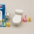 thumbnail image 2 of CHUANK 1 12 Scale Bathroom Dollhouse Furniture Set  ABS, 2 of 9
