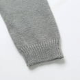 thumbnail image 3 of zaveiop Womens Fair Isle Oversized Striped Sweater Women Color Block Batwing Sleeve Pullover Sweaters Fall Crewneck Knit Tops (Z2-Grey, 3XL), 3 of 6
