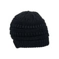thumbnail image 2 of Gravity Threads Knit Soft Stretch Beanie Cap - Black Metallic, 2 of 3
