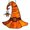 #2-L-Red, variant on BESEW7 Halloween Witch Hat, Acrylic Window Hanging Ornament for Porch Wall Door, Fall Decorations for Home Thanksgiving Modern Farmhouse