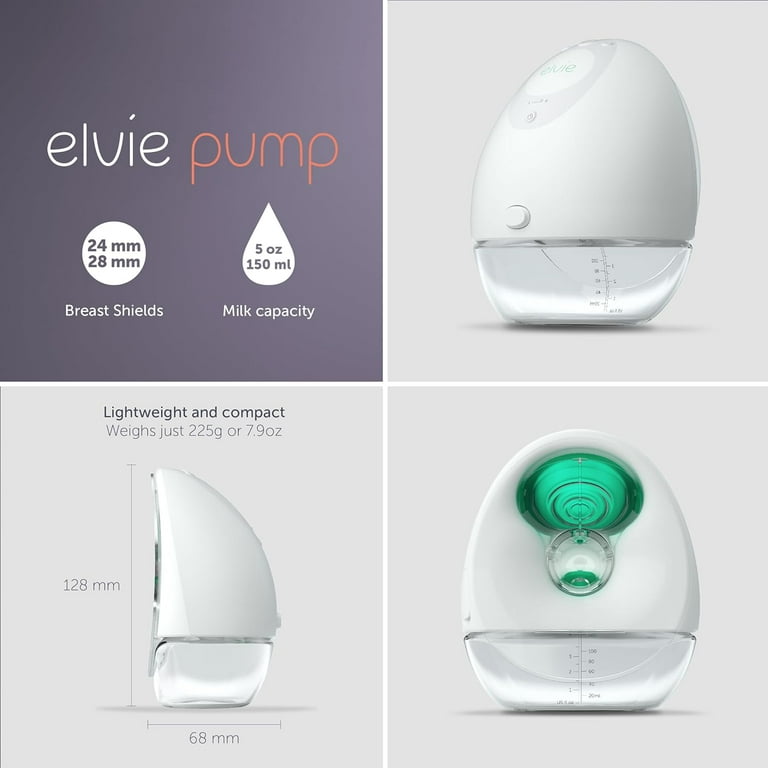 Elvie Double Electric Wearable Smart Breast Pump , Silent Hands-Free  Portable Breast Pump That Can Be Worn in-Bra with App 2-Modes & Variable  Suction