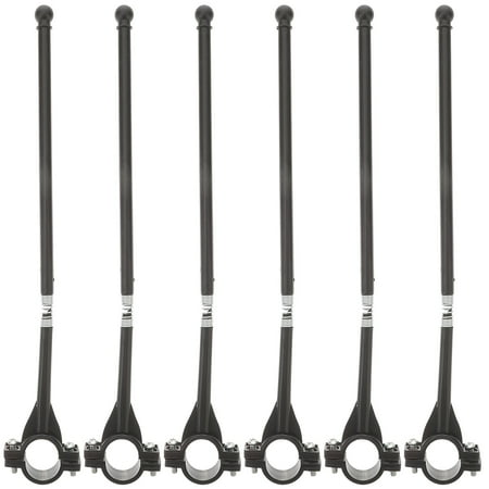 

NUOLUX 6 Pcs Bike Handlebar Flagpole Cycling Handlebar Flagpole Plastic Flagpole