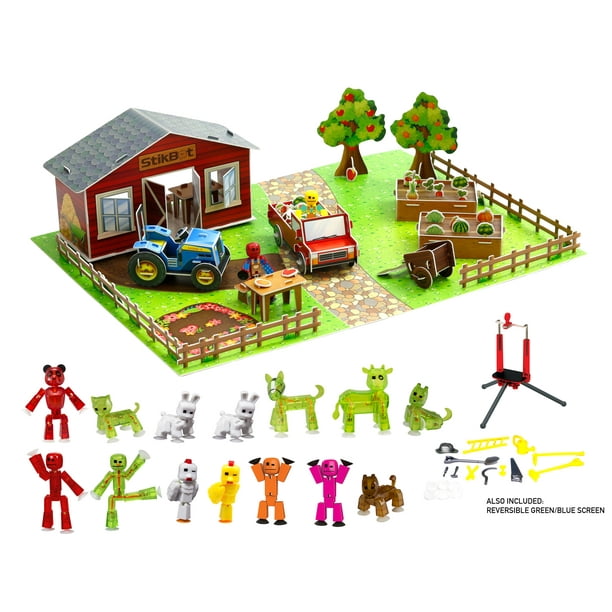 Stikbot Deluxe Movie Set Farm Scene