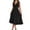 Black, variant on Women's Christmas Dress Sleeveless Midi Flare Vintage Cocktail Wedding V Neck Party A Line Maxi Dresses