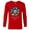New Red, variant on Marvel Avengers A-logo Circle Super Hero Family Trip 2024 - Long Sleeve T-Shirt for Men - Customized-White
