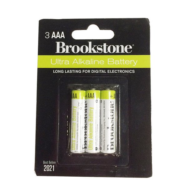 Brookstone Alkaline AAA Batteries (4Pack)