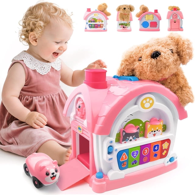 Casa de Actividades Musical Montessori OKREVIEW para Niñas de 1 a 3 Años
