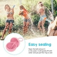 thumbnail image 4 of 6PCS Reusable Water Balloons With Carrying Ring, Quick Fill Self Sealing, Soft Silicone Material, Fun Outdoor Toys For Pool Beach Water Games, 4 of 8
