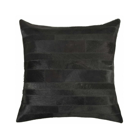 18" x 18" x 5" Black  Pillow