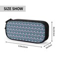 thumbnail image 3 of Uemuo Tulips Flowers Printed Pencil Pen Case, Portable Pencil Pouch with Zipper, Compact Stationery Bag Makeup Bag, Pencil Bag for Home Office, 3 of 9