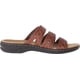thumbnail image 3 of Sandalia Slide Leisa Cacti para Mujer Clarks Marrón Talla 9.5 US, 3 of 5
