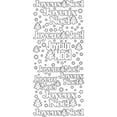 thumbnail image 1 of Autocollants Pelables - Joyeux Noël - Noir, 1 of 1