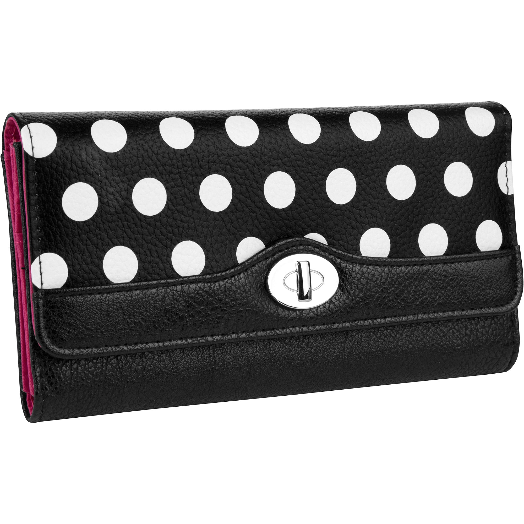 Women's Polka Dot Filemaster Clutch Wallet