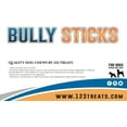 thumbnail image 3 of 12 Inch Bully Stick for Dogs (1 Pound Bag) 100% Natural Bulk Chews for Dogs & Puppies - Grass-Fed Free-Range Premium Beef Dog Bully Sticks - Small, Medium and Large Dogs Dental by 123 Treats, 3 of 7