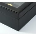thumbnail image 3 of 12 Slots MDF & PU Leather Watch Display Case Glass Top Jewelry Collection Storage Box Organizer Men/Women, 3 of 4